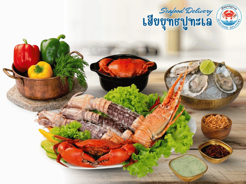 ร้านซีฟู้ดเดลิเวอรี่ อาหารทะเลสด